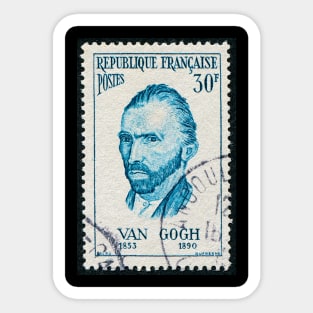 Van Gogh Stamp Sticker